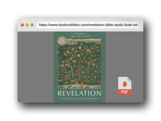 PDF Preview of the book Revelation - Bible Study Book with Video Access: Eternal King, Everlasting Kingdom