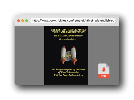 PDF Preview of the book RSTNE Eighth Simple English Edtion Softcover