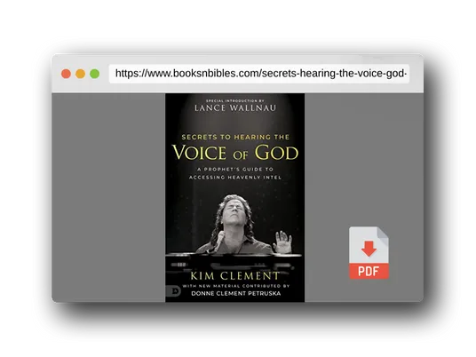 PDF Preview of the book Secrets to Hearing the Voice of God: A Prophet's Guide to Accessing Heavenly Intel