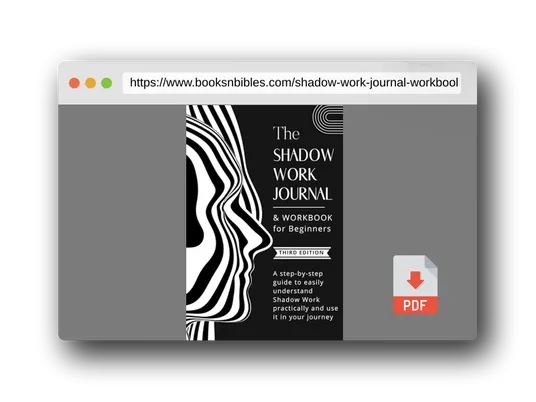 PDF Preview of the book Shadow Work Journal & Workbook for Beginners: 3rd Edition. A step-by-step guide to easily understand Shadow Work practically and use it in your journey - Included Inner Child Prompts