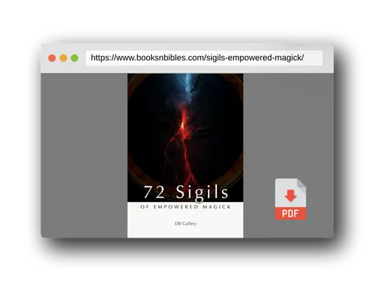 PDF Preview of the book 72 Sigils of Empowered Magick