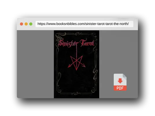 PDF Preview of the book Sinister Tarot: (Tarot of the North)