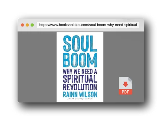 PDF Preview of the book Soul Boom: Why We Need a Spiritual Revolution