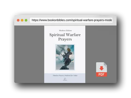 PDF Preview of the book Spiritual Warfare Prayers: Modern Edition - Overcome Anxiety, Loneliness, Temptation, Anger, and Spiritual Attacks with God’s Word