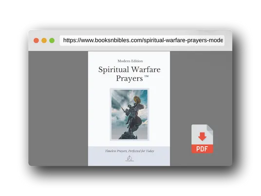 PDF Preview of the book Spiritual Warfare Prayers: Modern Edition – The Original Trusted Viral Edition That Helps You Pray With Purpose, Even on Your Worst Days