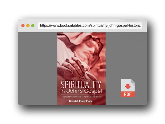 PDF Preview of the book Spirituality in John's Gospel: Historical Developments and Critical Foundations