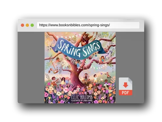 PDF Preview of the book Spring Sings