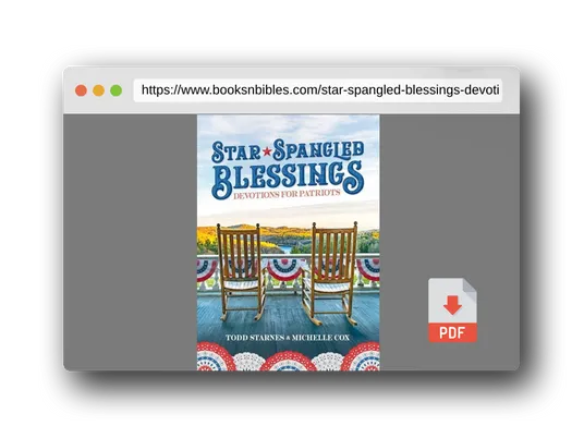 PDF Preview of the book Star-Spangled Blessings: Devotions for Patriots