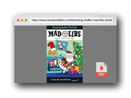 PDF Preview of the book Stocking Stuffer Mad Libs: World's Greatest Word Game About Christmas