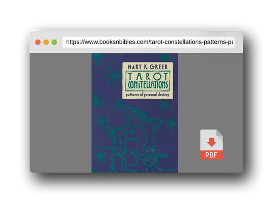 PDF Preview of the book Tarot Constellations: Patterns of Personal Destiny