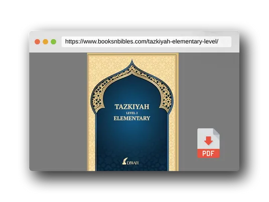 PDF Preview of the book Tazkiyah Elementary: Level 1