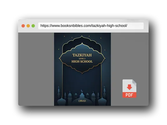 PDF Preview of the book Tazkiyah High School