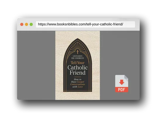 PDF Preview of the book Tell Your Catholic Friend