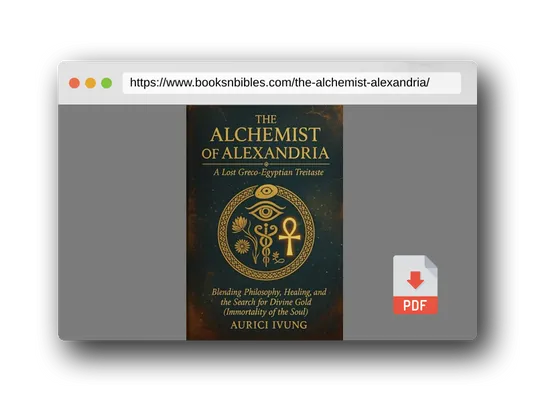 PDF Preview of the book THE ALCHEMIST OF ALEXANDRIA