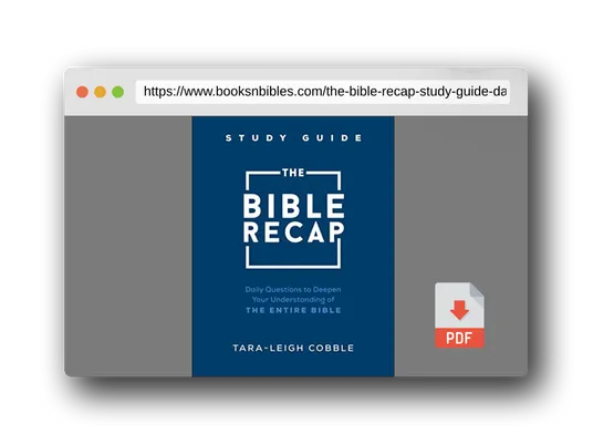 PDF Preview of the book The Bible Recap Study Guide: Daily Questions to Deepen Your Understanding of the Entire Bible