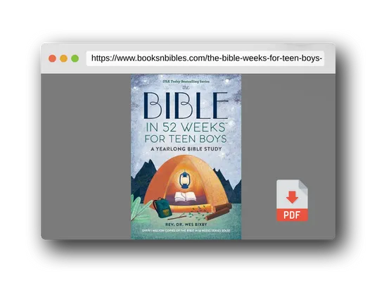 PDF Preview of the book The Bible in 52 Weeks for Teen Boys: A Yearlong Bible Study