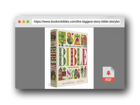 PDF Preview of the book The Biggest Story Bible Storybook