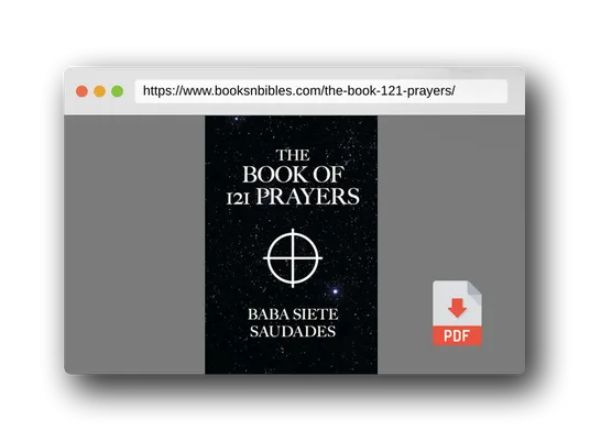 PDF Preview of the book The Book of 121 Prayers