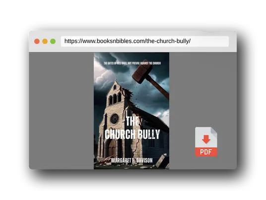 PDF Preview of the book The Church Bully