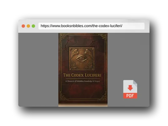 PDF Preview of the book THE CODEX LUCIFERI