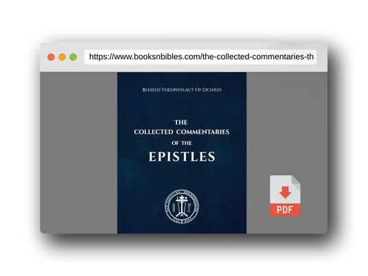 PDF Preview of the book The Collected Commentaries of the Epistles