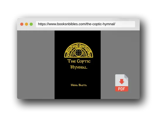 PDF Preview of the book The Coptic Hymnal