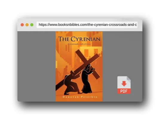 PDF Preview of the book The Cyrenian: Crossroads and a Cross