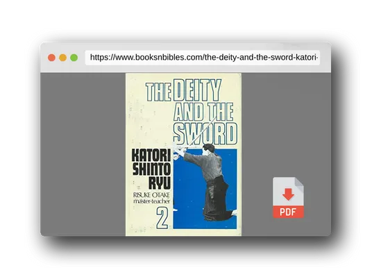 PDF Preview of the book The Deity and the Sword (Katori Shinto Ryu), Book 2 (Japanese and English Edition)