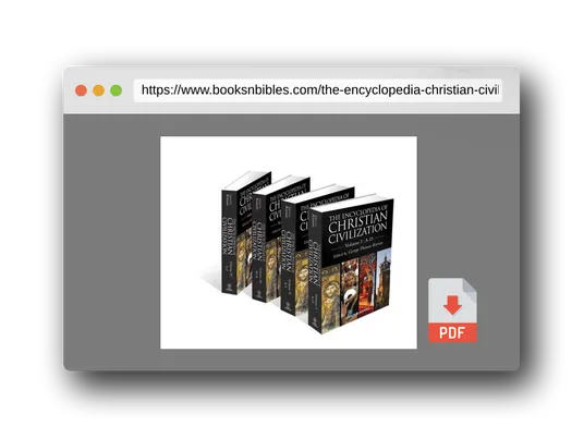 PDF Preview of the book The Encyclopedia of Christian Civilization (4 Volume Set)