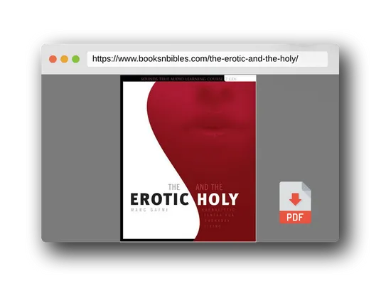 PDF Preview of the book The Erotic and the Holy