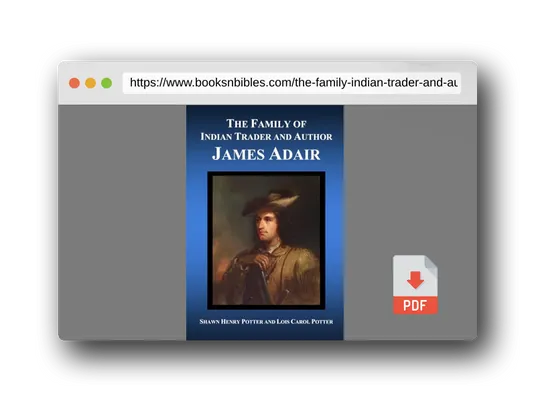 PDF Preview of the book The Family of Indian Trader and Author James Adair