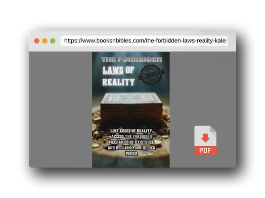 PDF Preview of the book The Forbidden Laws of Reality by Kalen Junior
