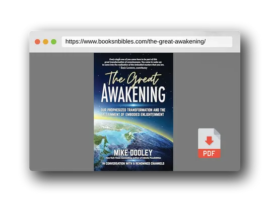 PDF Preview of the book The Great Awakening