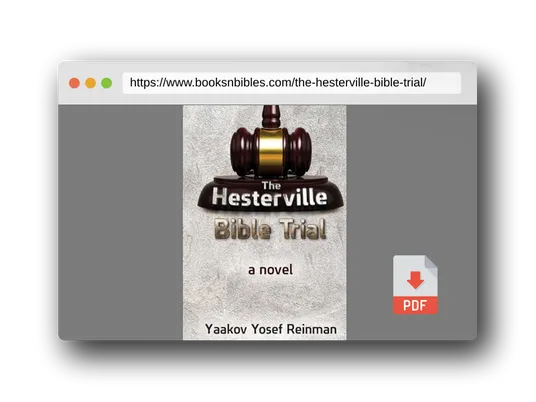 PDF Preview of the book The Hesterville Bible Trial