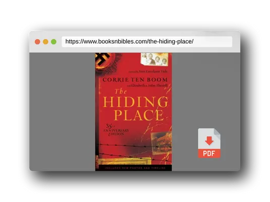 PDF Preview of the book The Hiding Place