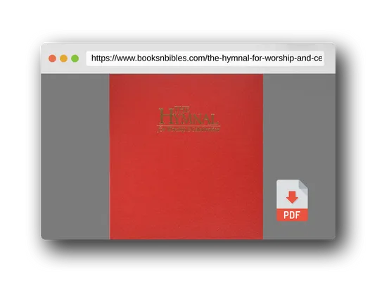 PDF Preview of the book The Hymnal for Worship and Celebration