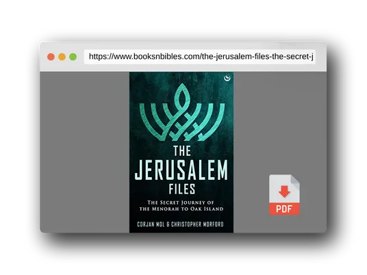 PDF Preview of the book The Jerusalem Files: The Secret Journey of the Menorah to Oak Island