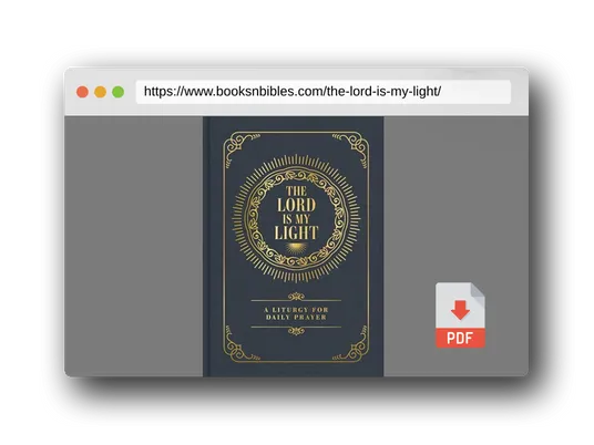 PDF Preview of the book The Lord Is My Light