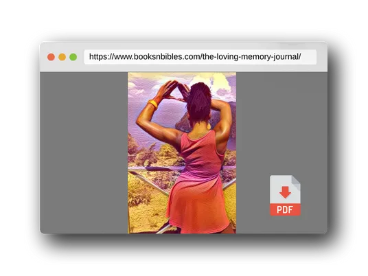 PDF Preview of the book The Loving Memory Journal