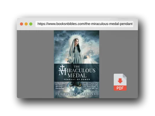 PDF Preview of the book The Miraculous Medal: Pendant of Power