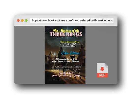 PDF Preview of the book The Mystery of the Three Kings Color Edition: The Lost Ancient Nativity (Solomon's Treasure Series)