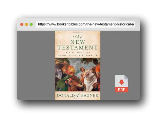 PDF Preview of the book The New Testament: A Historical and Theological Introduction