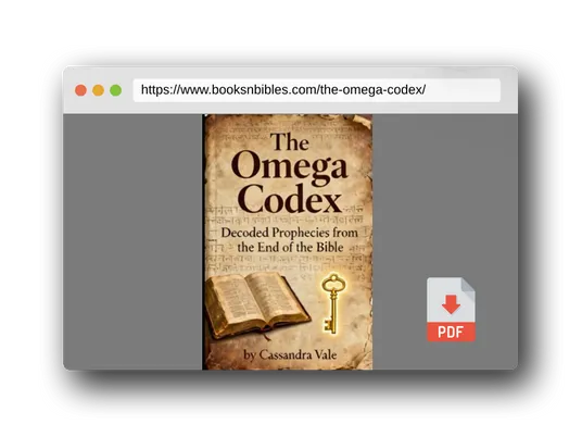 PDF Preview of the book THE OMEGA CODEX