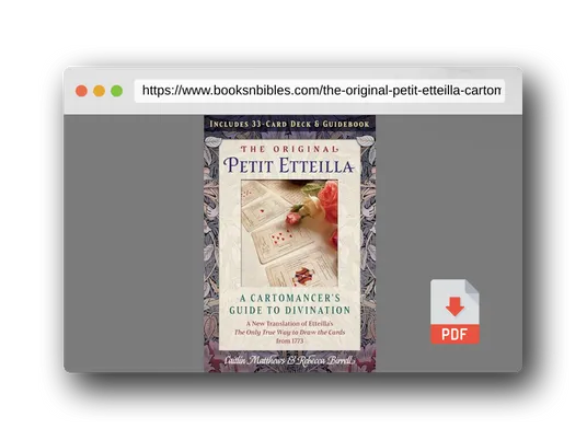 PDF Preview of the book The Original Petit Etteilla: A Cartomancer's Guide to Divination