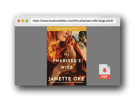 PDF Preview of the book The Pharisee's Wife, Large Print