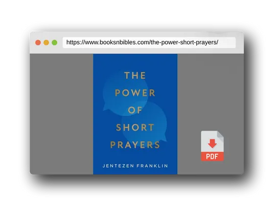 PDF Preview of the book The Power of Short Prayers