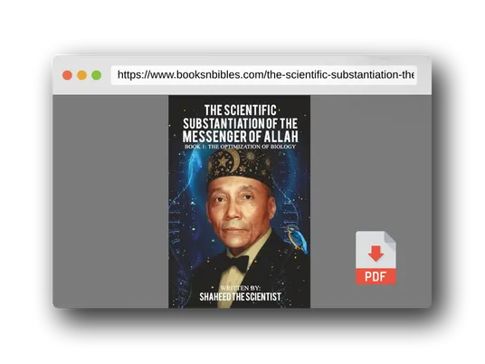 PDF Preview of the book The Scientific Substantiation of the Messenger of Allah Book 1 (Colored Copy): The Optimization of Biology