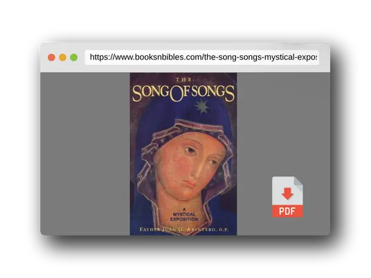 PDF Preview of the book The Song of Songs: A Mystical Exposition