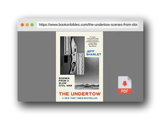 PDF Preview of the book The Undertow: Scenes from a Slow Civil War