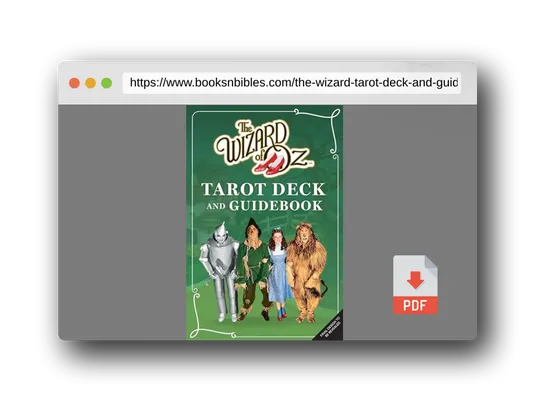 PDF Preview of the book The Wizard of Oz Tarot Deck and Guidebook (Tarot/Oracle Decks)